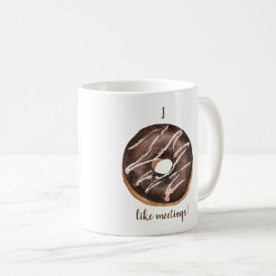 Jag vill ha möten. kaffemugg