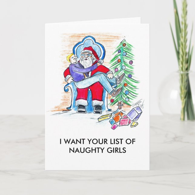 JAG VILL HA NAUGHTY GIRLS HELGKORT (Framsida)