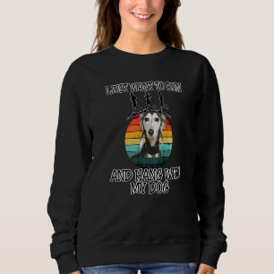 Jag vill ha Springa och vänta på Saluki T Shirt