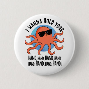 Jag vill hålla hand om din hand. knapp