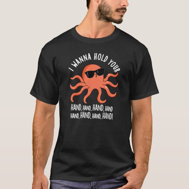 Jag vill hålla handen med Mörken BG T Shirt (Framsida)