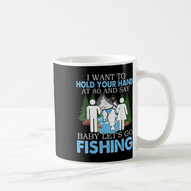 Jag vill hålla handen vid 80 och säga kaffemugg (Höger)