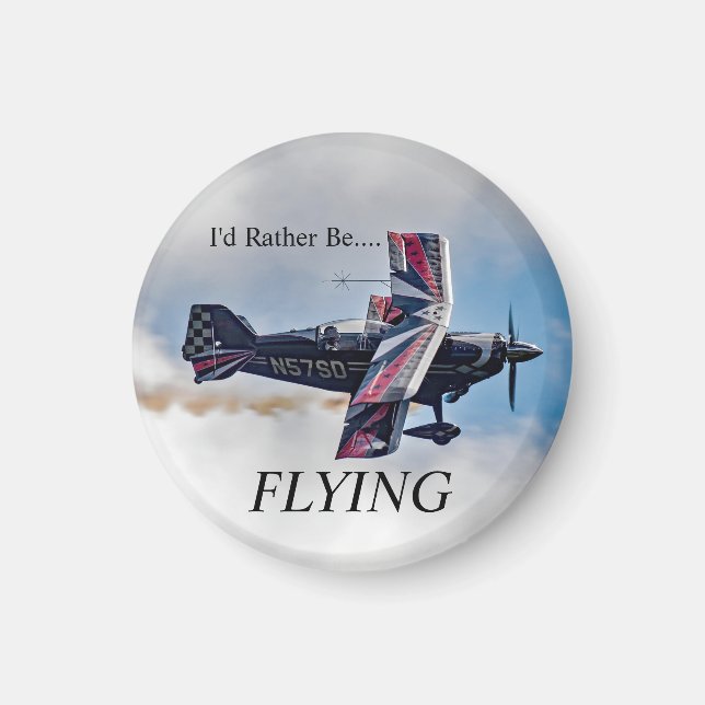 Jag vill hellre flyga  magnet (Framsidan)