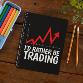 Jag vill hellre handla Daytrading Chart Anteckningsbok