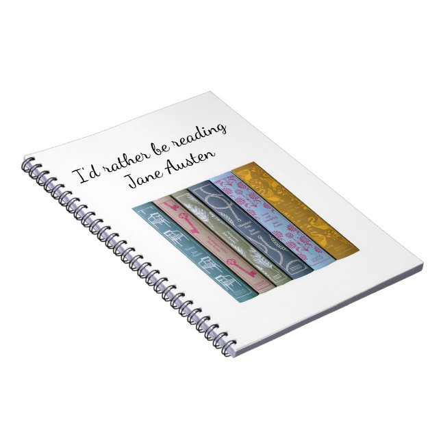 Jag vill hellre läsa Jane Austen Anteckningsbok (Högra Sidan)