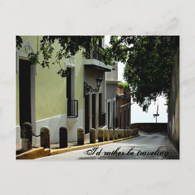 Jag vill hellre resa vykort (Framsida)