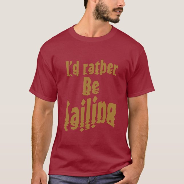 Jag vill hellre segla tröja (Framsida)
