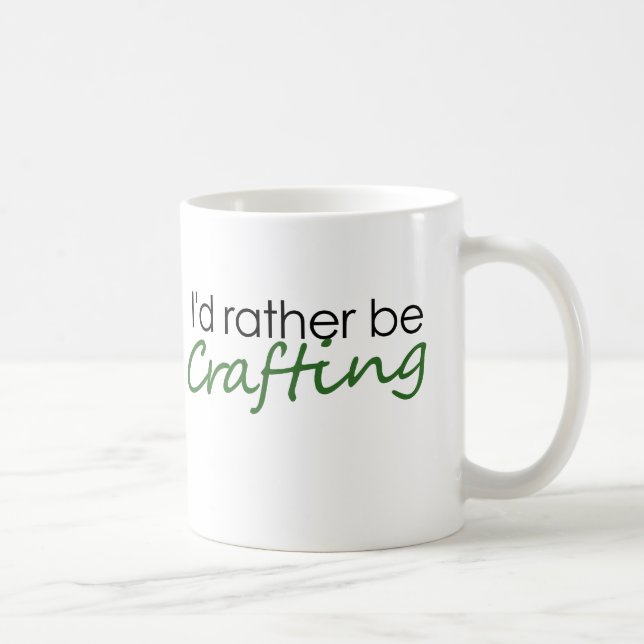 Jag vill hellre skapa kaffemugg (Höger)