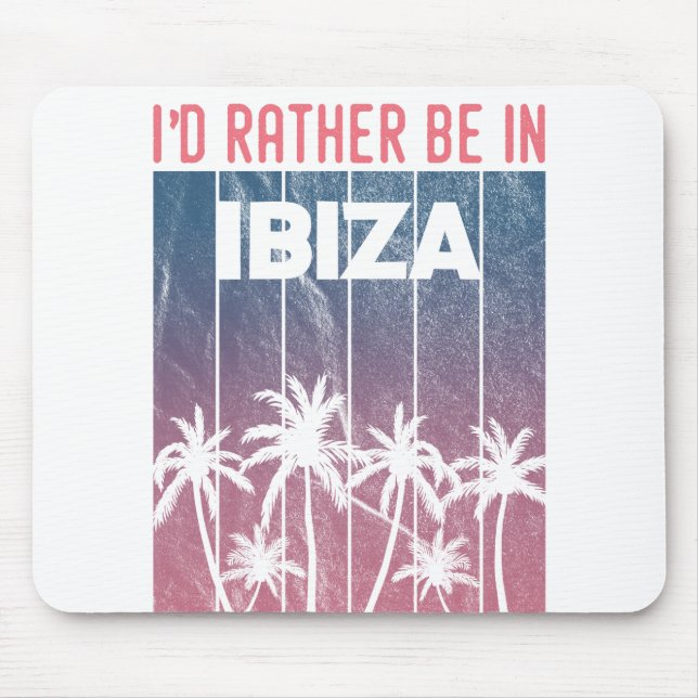 Jag vill hellre vara i Ibiza Musmatta (Framsidan)