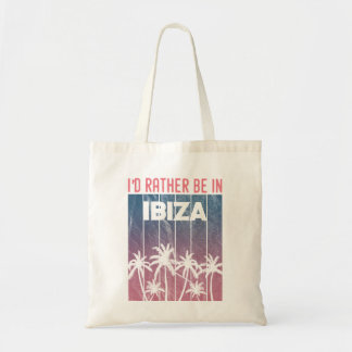 Jag vill hellre vara i Ibiza Tygkasse