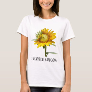 Jag vill hellre vara , Solros T Shirt