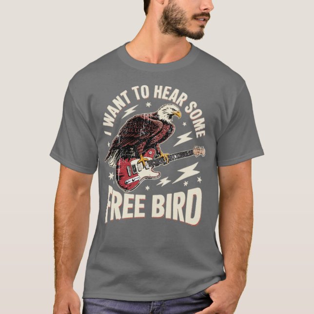 Jag vill höra lite fågelfritt t shirt (Framsida)