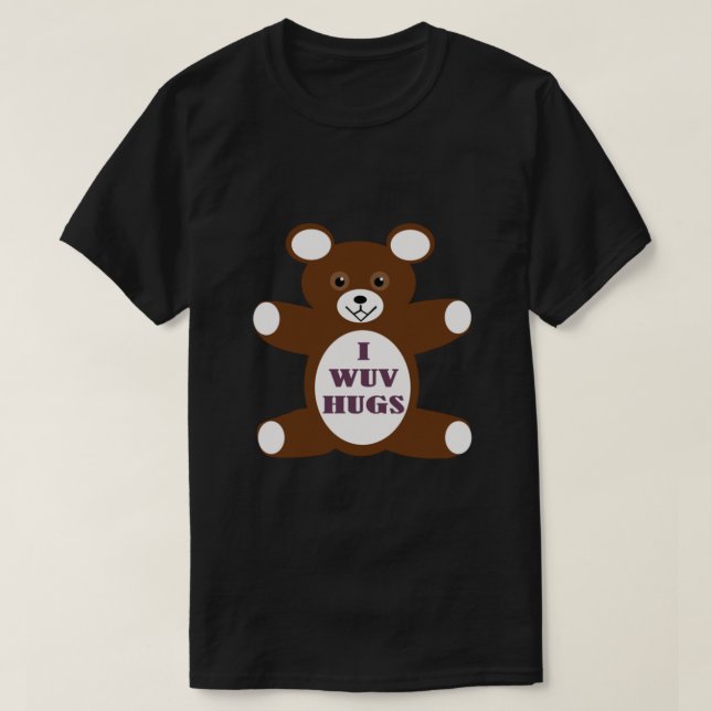 Jag vill hugs Passande T Shirt (Design framsida)