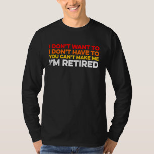 Jag Vill Inte Jag Behöver Inte Du Kan Inte Tvinga T Shirt