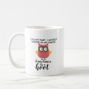 Jag vill inte, jag vill att det är en hoot-funny  kaffemugg