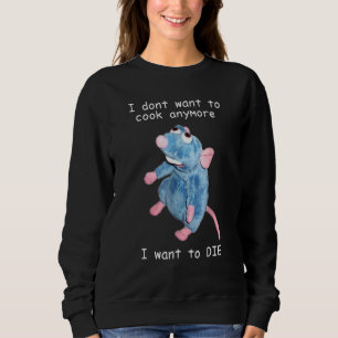 Jag vill inte koka mer jag vill dö t shirt