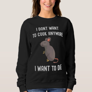Jag vill inte laga mat längre jag vill dö t shirt