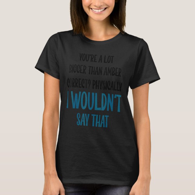 Jag vill inte säga att Johnny Trial säger T Shirt (Framsida)