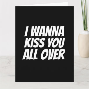JAG VILL KISSA ER ALLA ÖVER MAKE ELLER WIFE CARDS KORT
