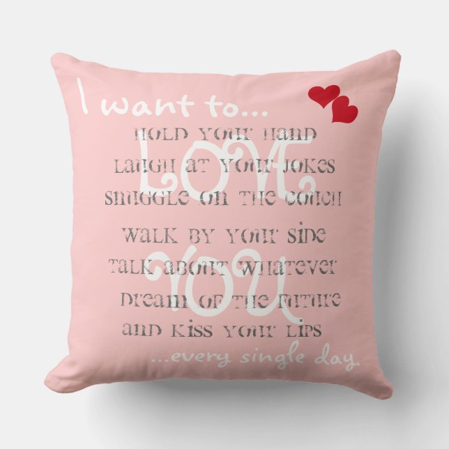 Jag vill... kudde (Framsida)