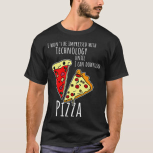 Jag vill ladda ned pizza t shirt