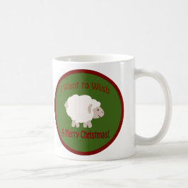 Jag vill önska Ewe en God jul Kaffemugg