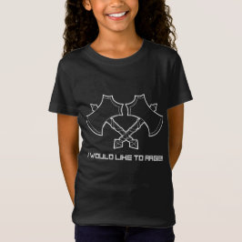 "Jag vill rasa" - barbariet, alltid. T Shirt