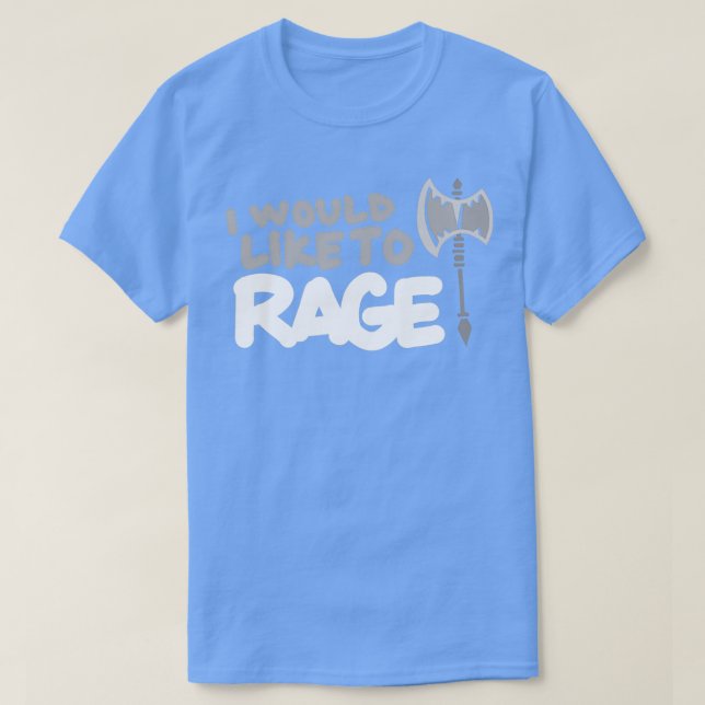 Jag vill rasa t shirt (Design framsida)