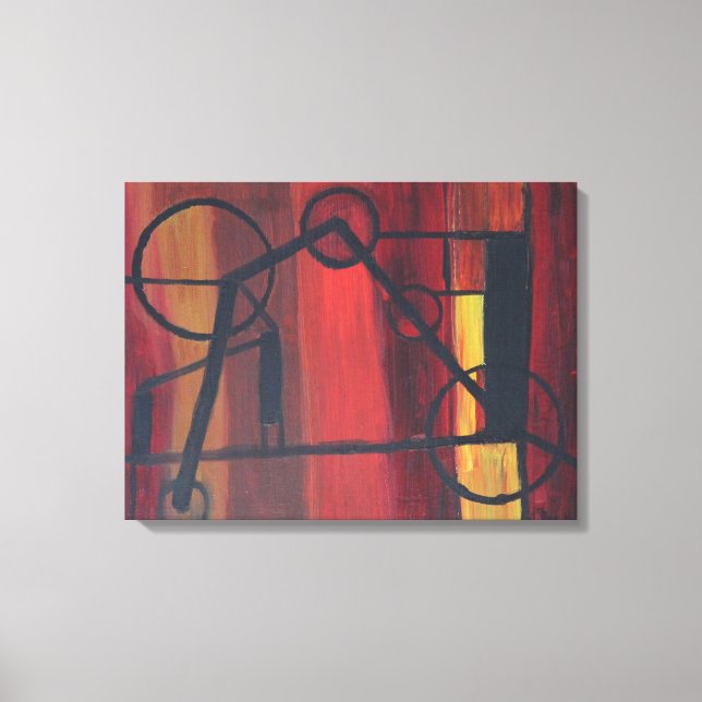 Jag vill rida canvastryck (Framsida)