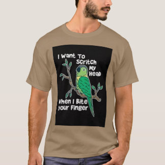 Jag vill rita min Heab Conure Bird T Shirt