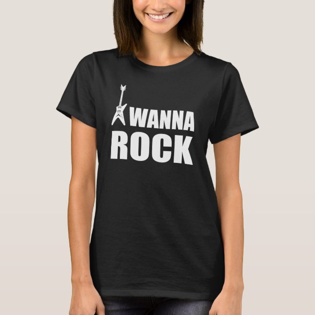 Jag Vill Rocka Tee Shirt (Framsida)