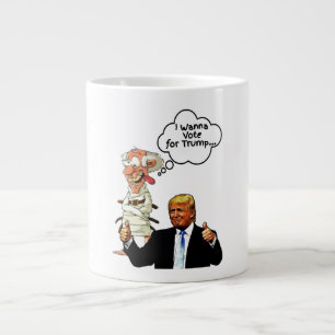 "Jag vill rösta" Jumbo Mugg