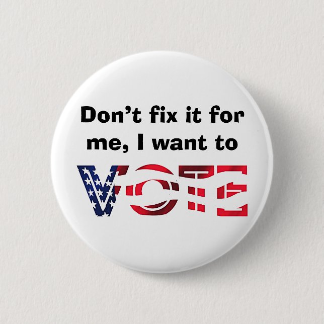 Jag vill rösta knapp (Framsida)