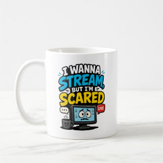 Jag Vill Sända Men Är Rädd Gamer Kaffemugg