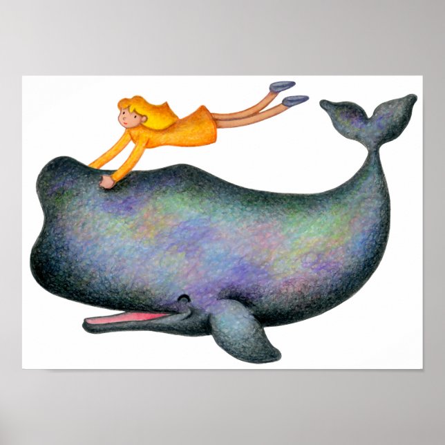 Jag vill simma med valar. poster (Framsidan)