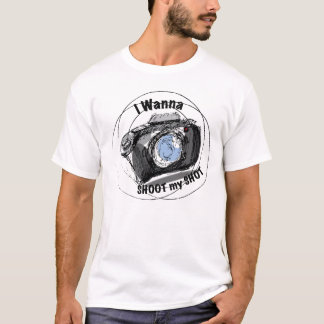 Jag vill skjuta min bild t shirt