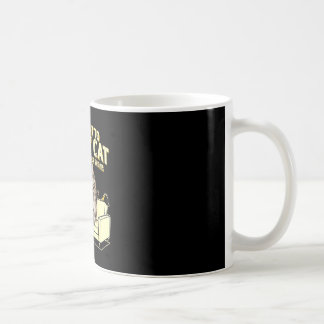 Jag vill smeka min himalayakatt och titta på showe kaffemugg
