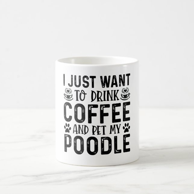 Jag Vill Smeka Min Pudel Kaffemugg (Center)