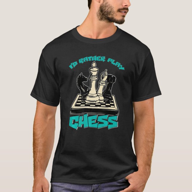 Jag vill spela schack t shirt (Framsida)