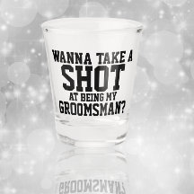 Jag vill ta en chans att bli min groomsman
