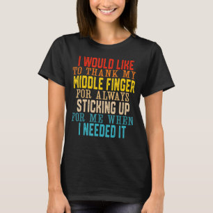 Jag vill tacka Mitten Finger för att jag alltid ha T Shirt