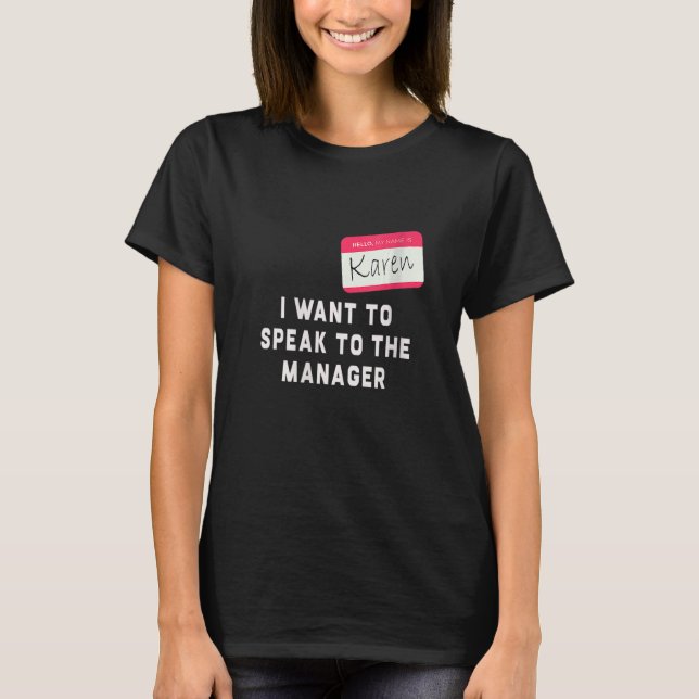 Jag vill tala med karenska Halloween Cos T Shirt (Framsida)