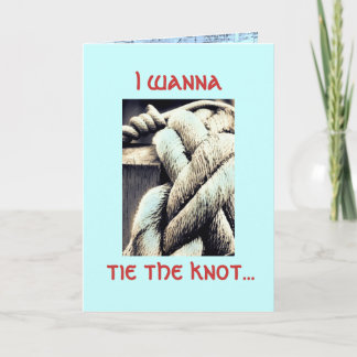 Jag vill tippa Knot, Giftermål Frieri kort