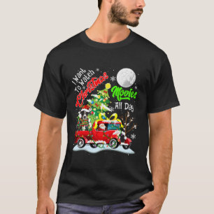 Jag vill titta på Julafton Movies Santa Appenzelle T Shirt
