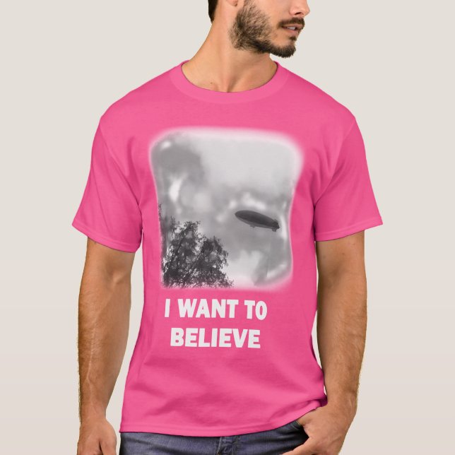 Jag vill tro - Blimp-version T Shirt (Framsida)