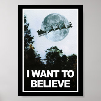 Jag vill tro, i Santa Poster