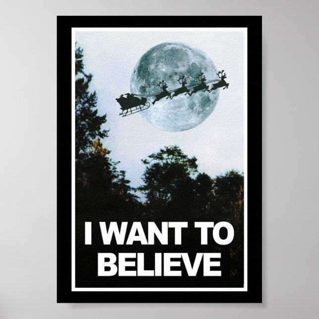 Jag vill tro, i Santa Poster (Framsidan)