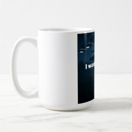 Jag vill tro kaffemugg