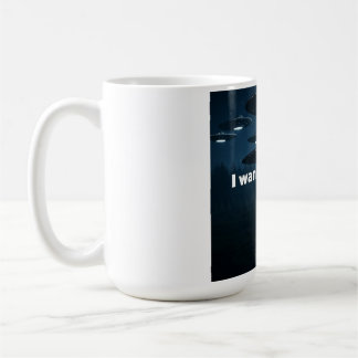 Jag vill tro kaffemugg
