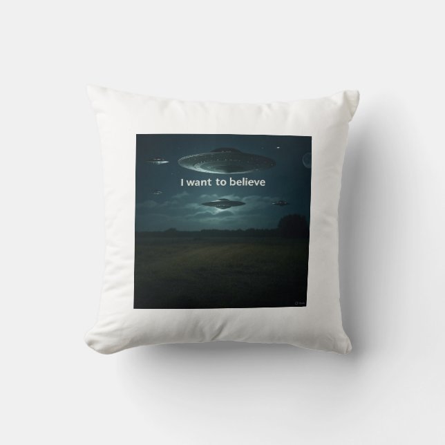 Jag vill tro kudde (Framsida)